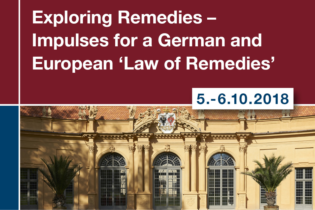 Zum Artikel "Exploring Remedies – Impulses for a German and European ‘Law of Remedies’"