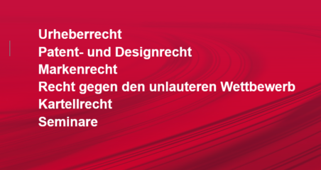 Zur Seite: Spezialisierung im Recht des Geistigen Eigentums und im Wettbewerbsrecht